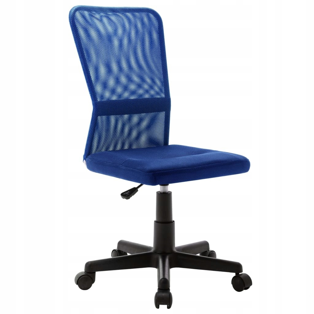 Krzesło biurowe, niebieskie, 44x52x100 cm, z siatk