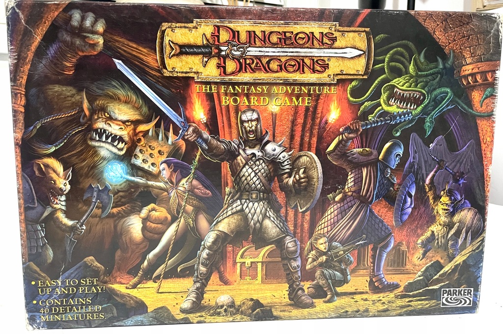 Dungeons & Dragons Parker 2003 Hasbro planszowa