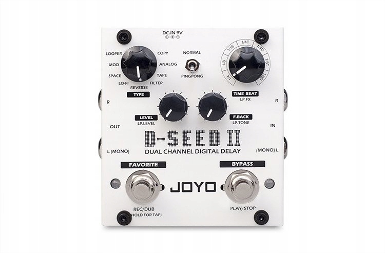 Joyo D-SEED II - efekt gitarowy 8 typów delay