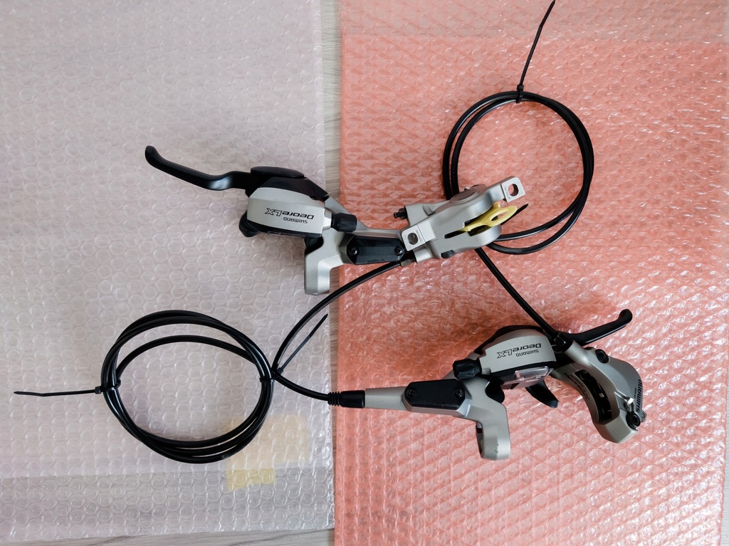 Hamulce Shimano Deore LX, hydrauliczne + manetki