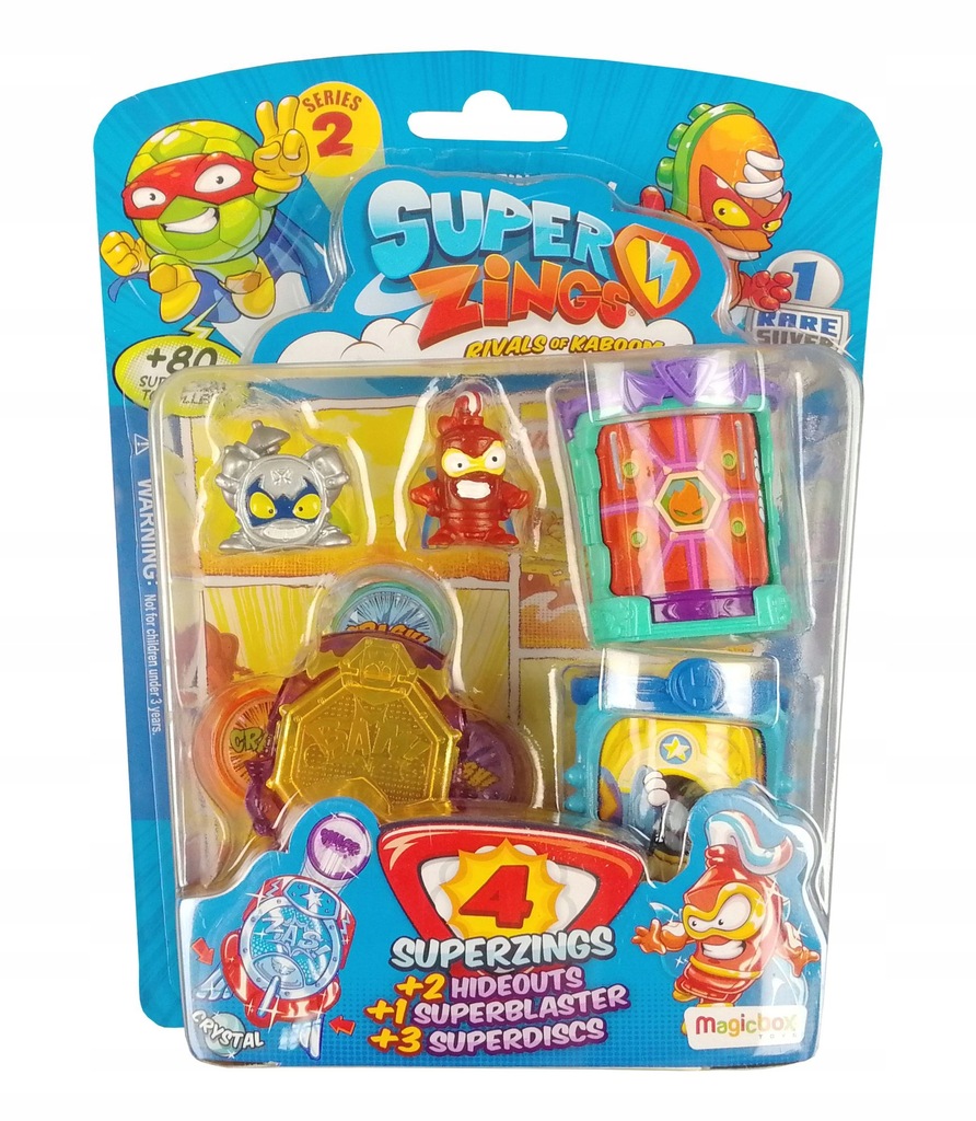Super Zings seria 2 Rivals of Kaboom 4 figurki