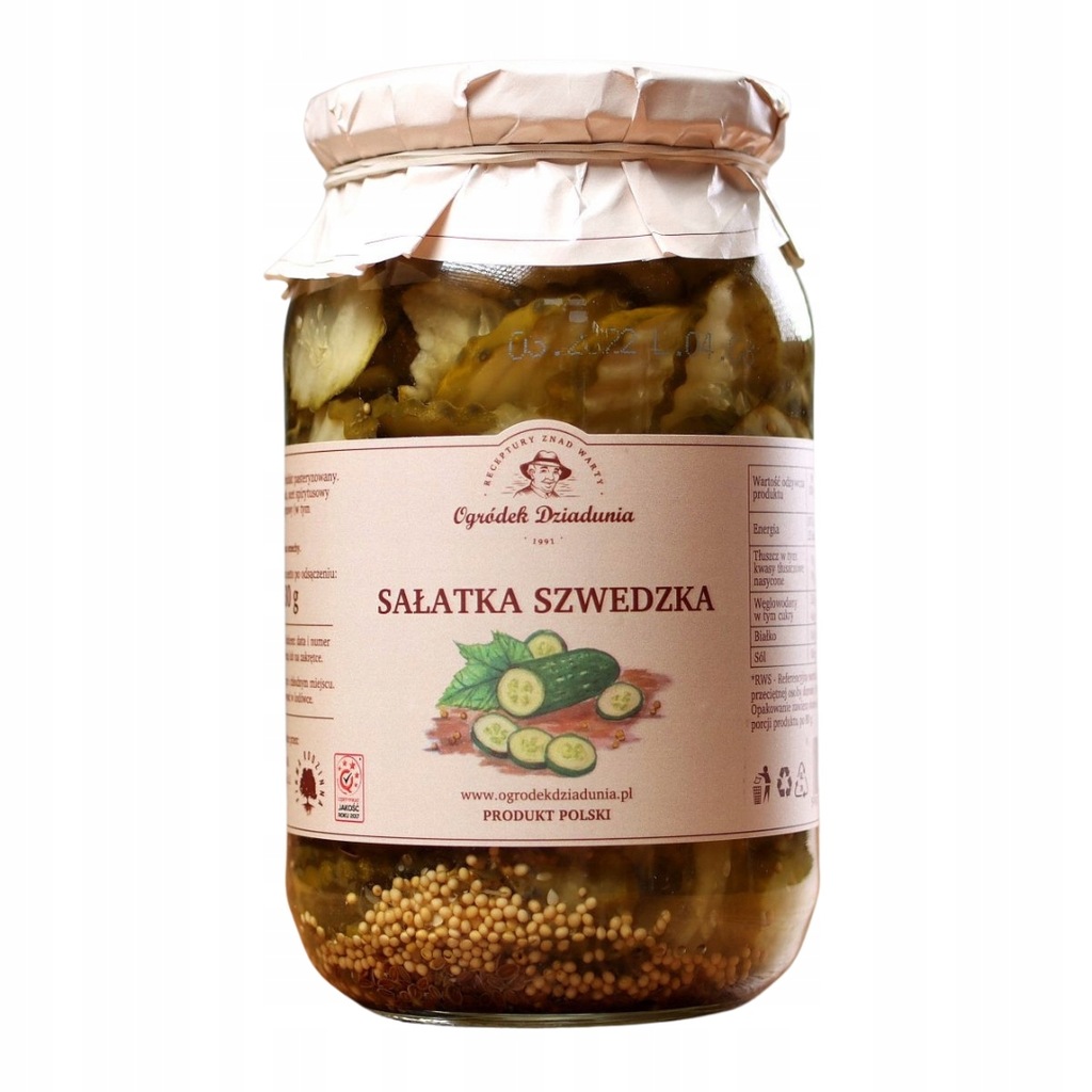 Sałatka szwedzka 900ml Ogródek Dziadunia