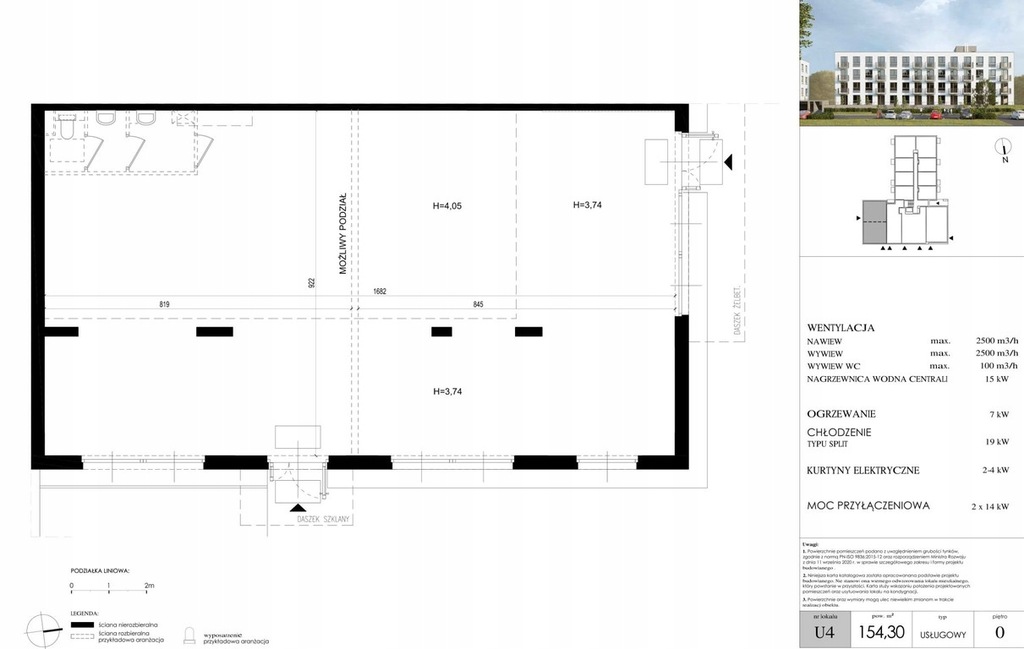 Lokal handlowy, 154 m²