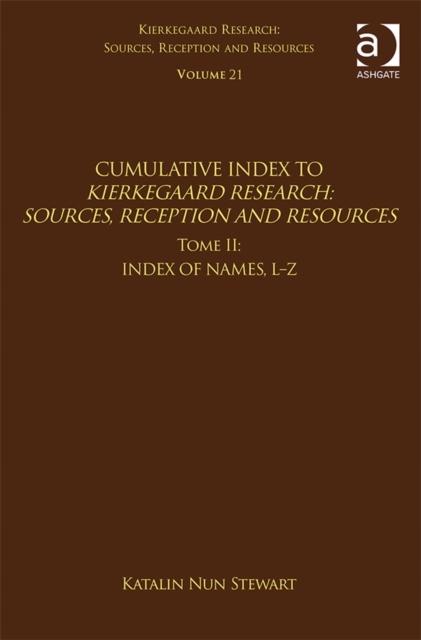 Volume 21, Tome II: Cumulative Index EBOOK