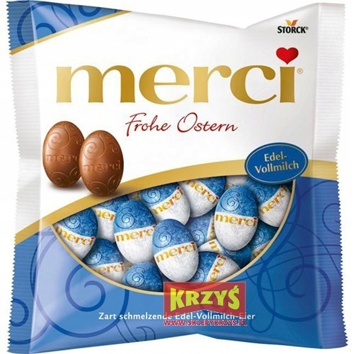 MERCI JAJECZKA MLECZNE Z NIEMIEC 120 GRAM