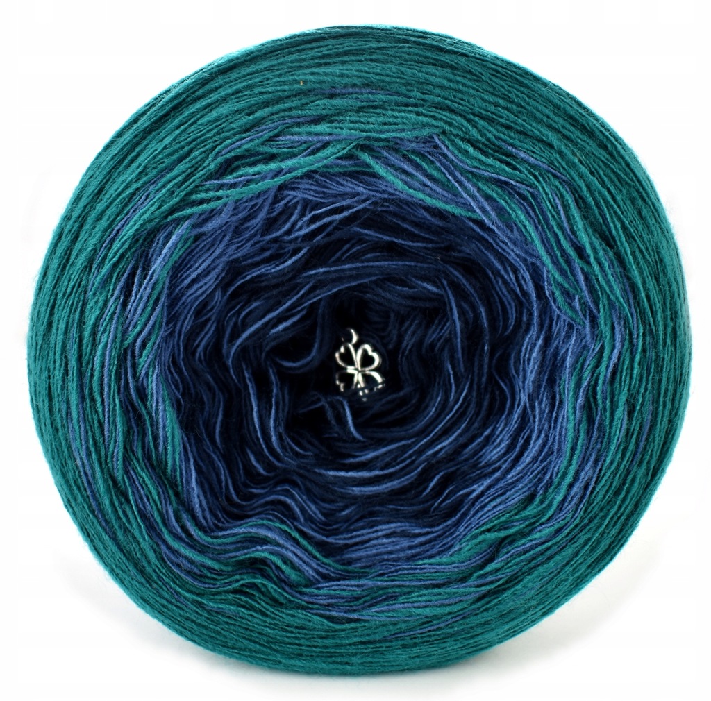 KOKONKI włóczka ombre KOKONEK Soft169 DeepTealBack