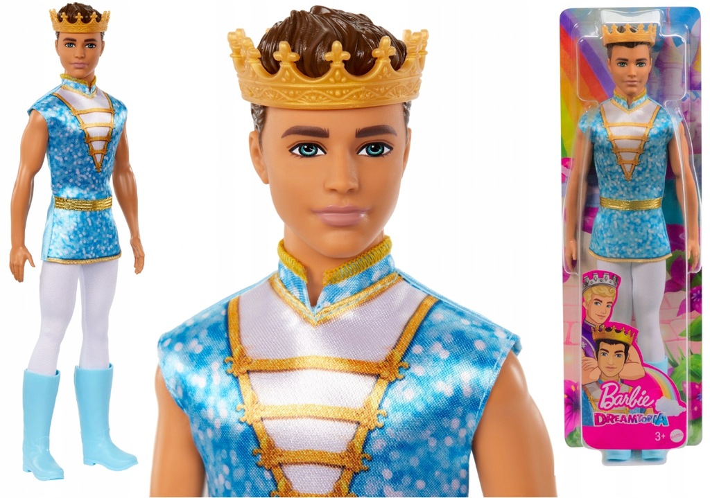 Królewski Ken Dreamtopia lalka Barbie