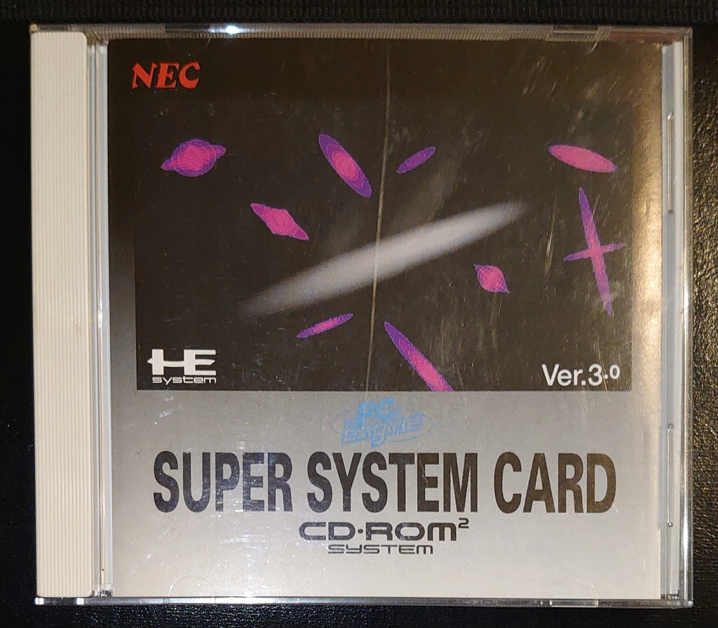 Super System Card Ver 3.0 PCE PC Engine CDROM RAM 12702662097