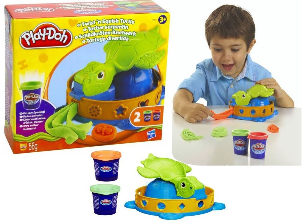 PLAY DOH Plus Ciastolina ŻÓŁW WYCISKARKA A0653