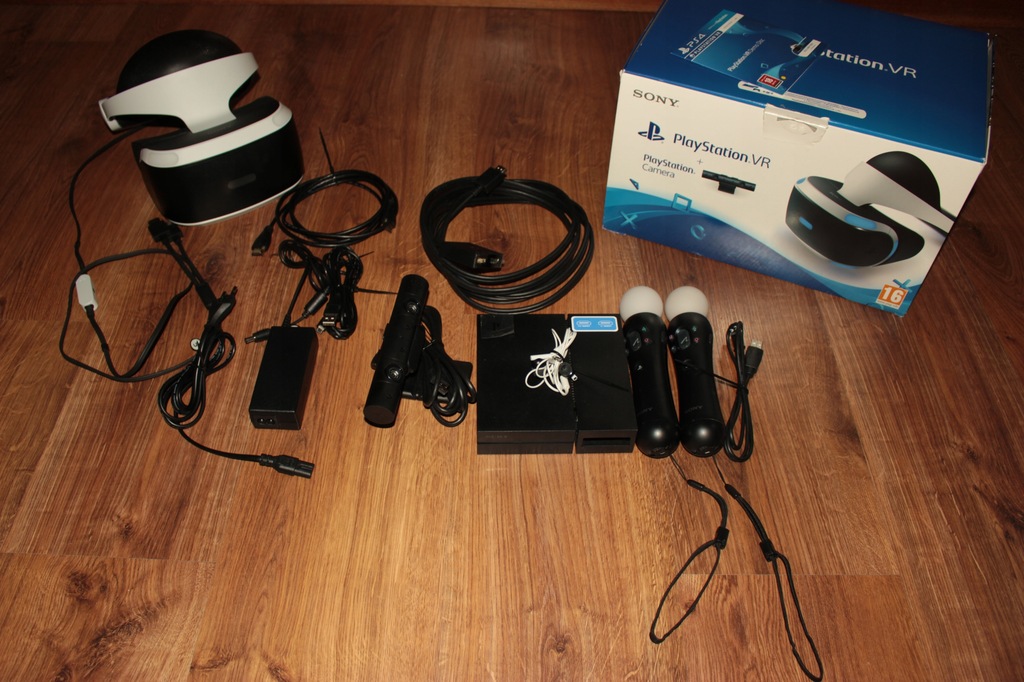 SONY PLAYSTATION VR PSVR + 2x MOVE + KAMERA V2