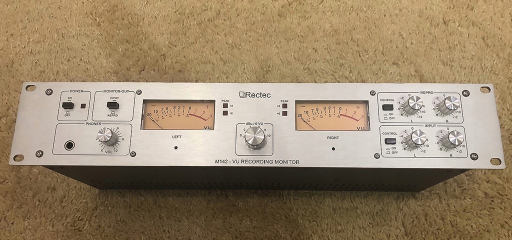 RETEC M142 VU meter monitor Studer Telefunken