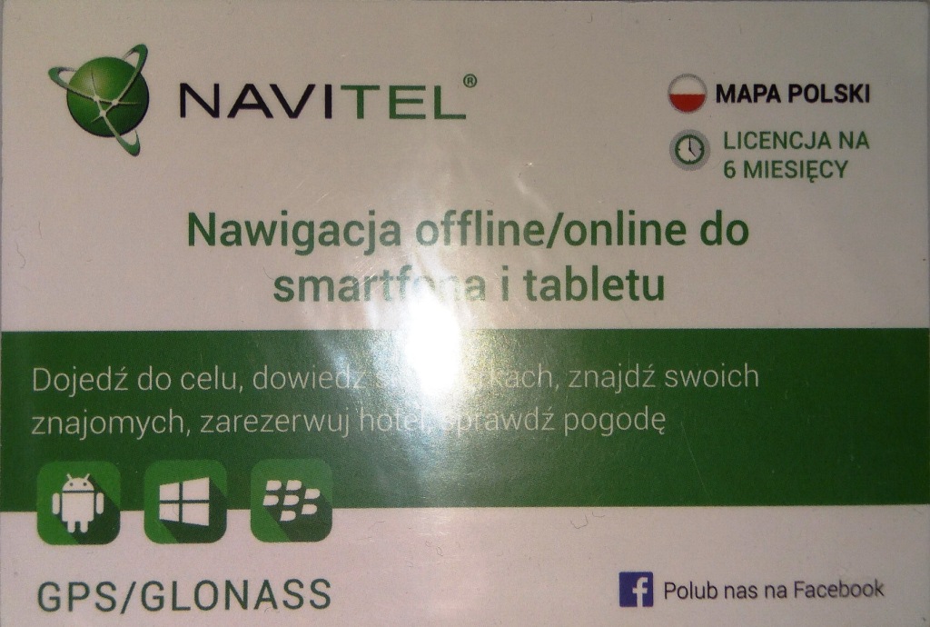 Nawigacja Navitel mapa Polski licencja 6 miesięcy