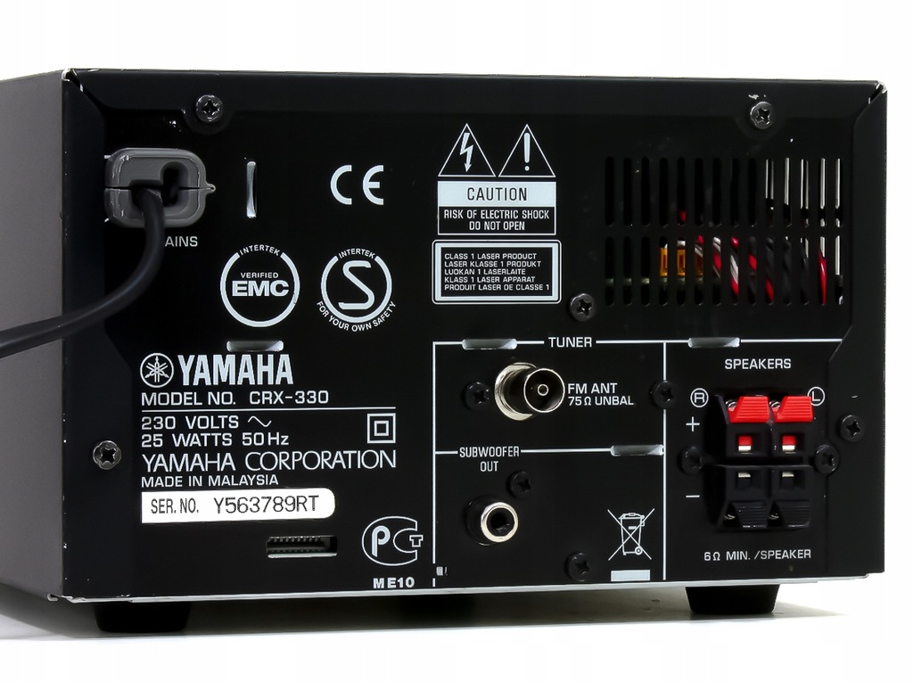 ラジオ・コンポ YAMAHA MODEL NO. CRX-330 YAMAHA MODEL NO. CRX-330