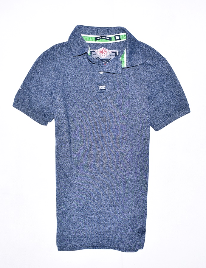 5194-5 SUPERDRY... n#s MELANZOWA KOSZULKA POLO r.M