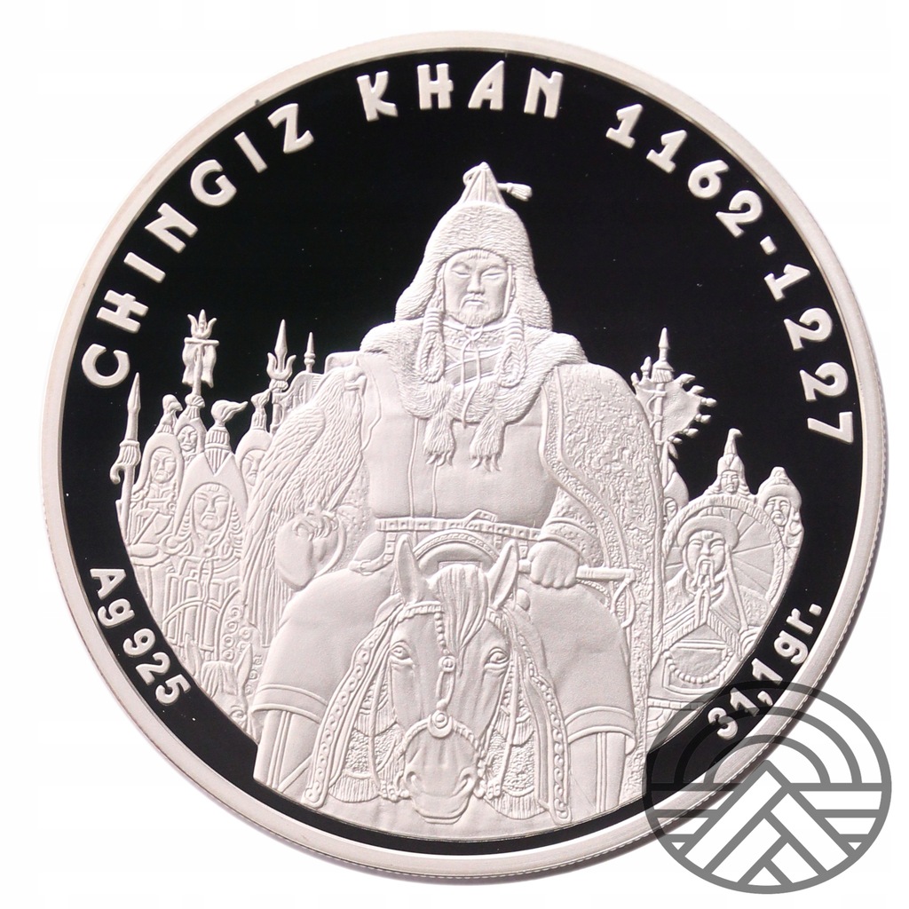 Kazachstan, 100 Tenge Czyngis Chan 2008 r.