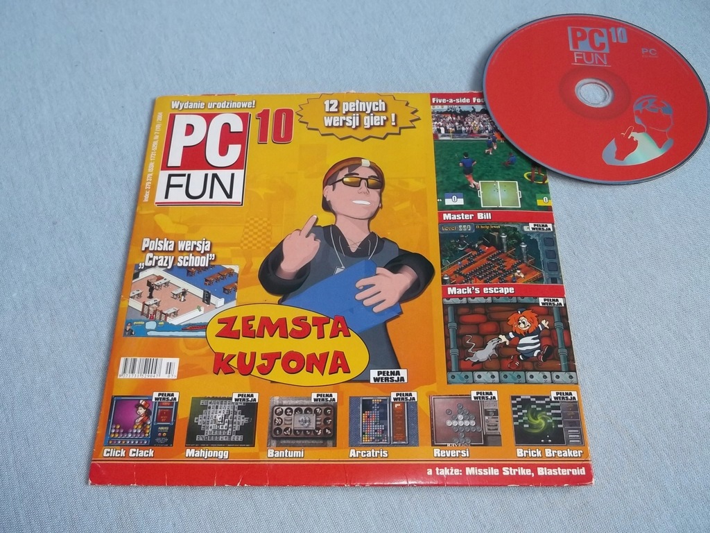 ZEMSTA KUJONA i inne GRY pełne wersje PC FUN 10