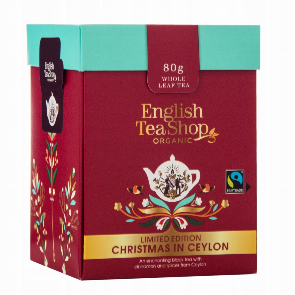 English Tea Shop Christmas In Ceylon Herbata 80g