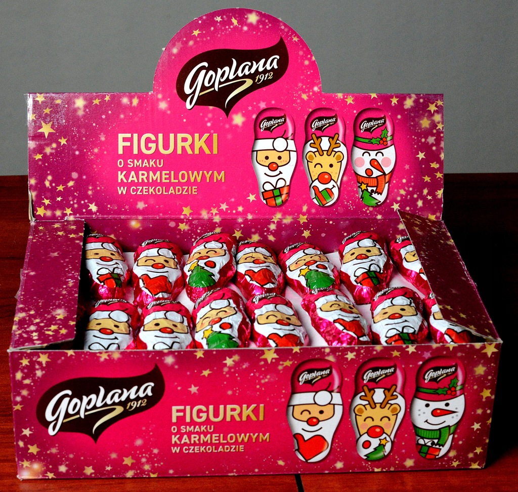 Figurka Karmelowa w Czekoladzie 30g GOPLANA x80szt