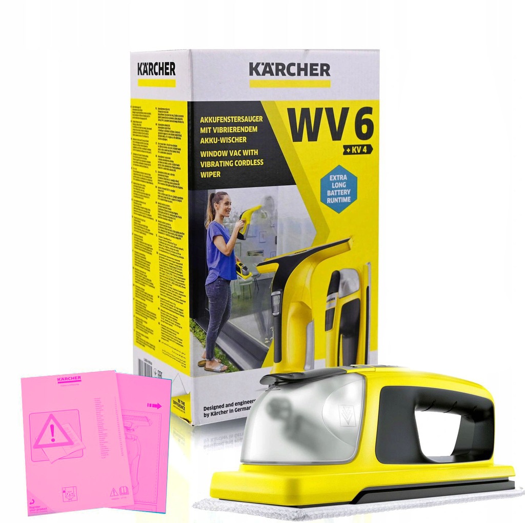 Купить МОЩНАЯ СТЕКОНОМОЙКА KARCHER WV6 + KV4 PREMIUM: отзывы, фото, характеристики в интерне-магазине Aredi.ru