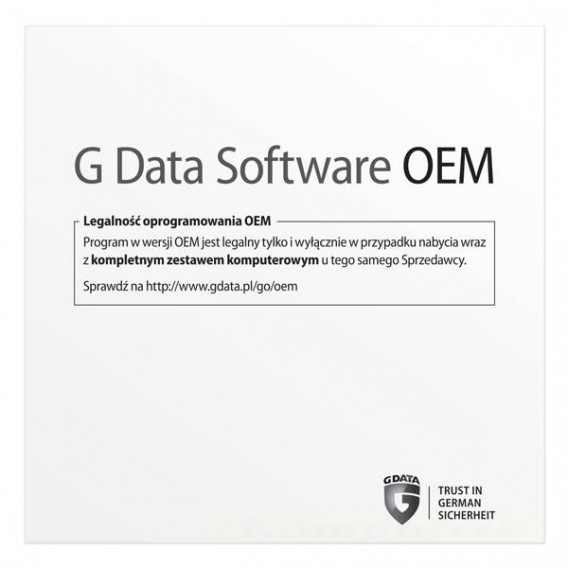 G Data AntiVirus 1 rok OEM