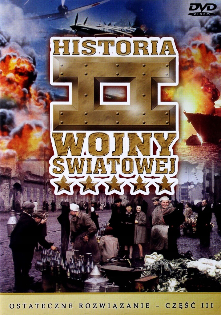 Film Historia II Wojny Światowej 36: Ostateczne rozwiązanie cz. 3 płyta DVD