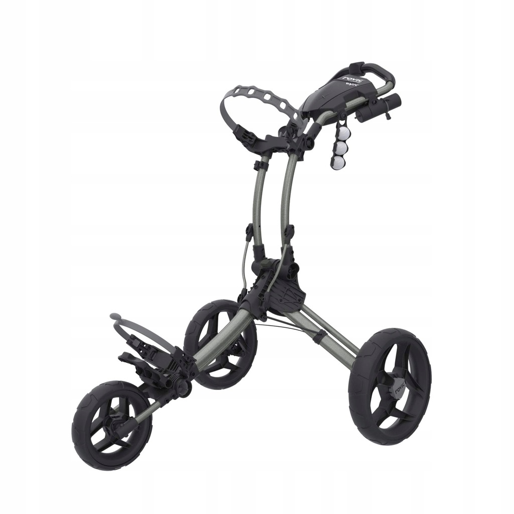 Rovic Unisex Rovic Rv1c Golf Push Trolley, srebrny