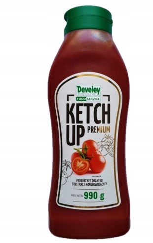 KRÓTKA DATA !!! OKAZJA ! CUPER CENA ! Ketchup DEVELEY Premium Butelka 990 g