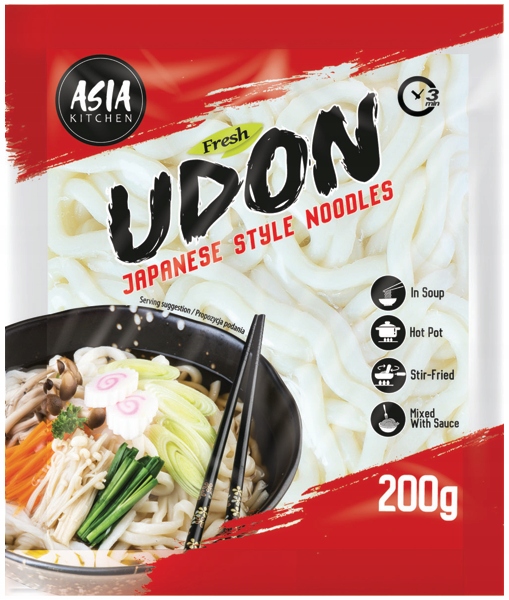 Makaron pszenny świeży Udon 200g Asia Kitchen