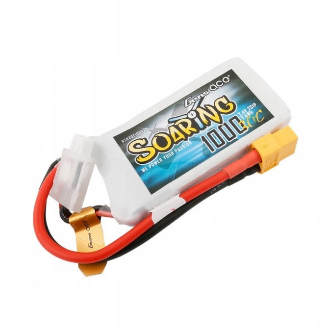 1000mAh 7.4V 30C SOARING Gens Ace - XT60