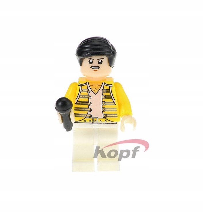 FREDDIE MERCURY Figurka KLOCKI Ludzik JAK LEGO NEW