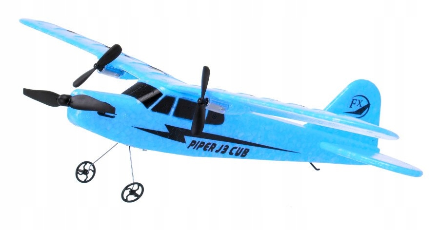 Piper J-3 CUB 2.4GHz RTF (rozpiętość 34cm) - niebi