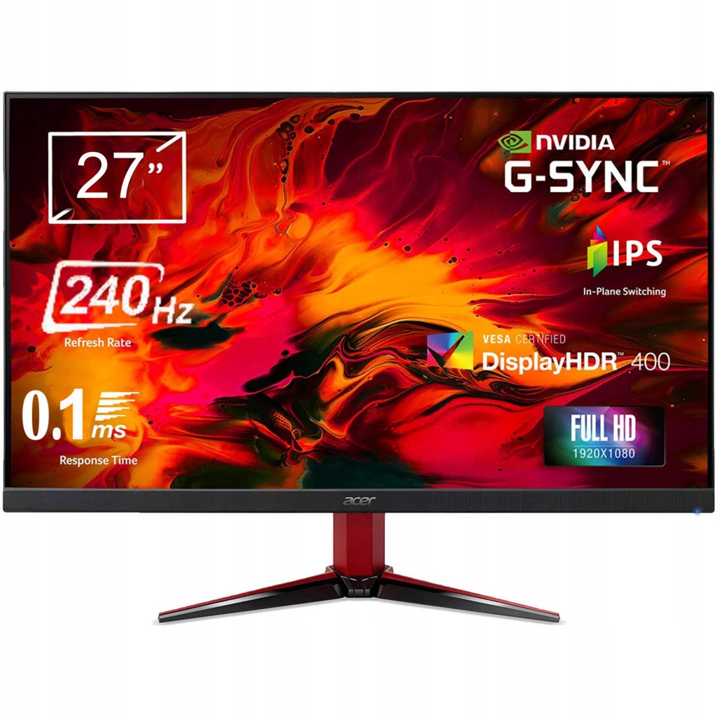 ゲーミングモニター 240hz27型0.1ms VG272Xbmiipx