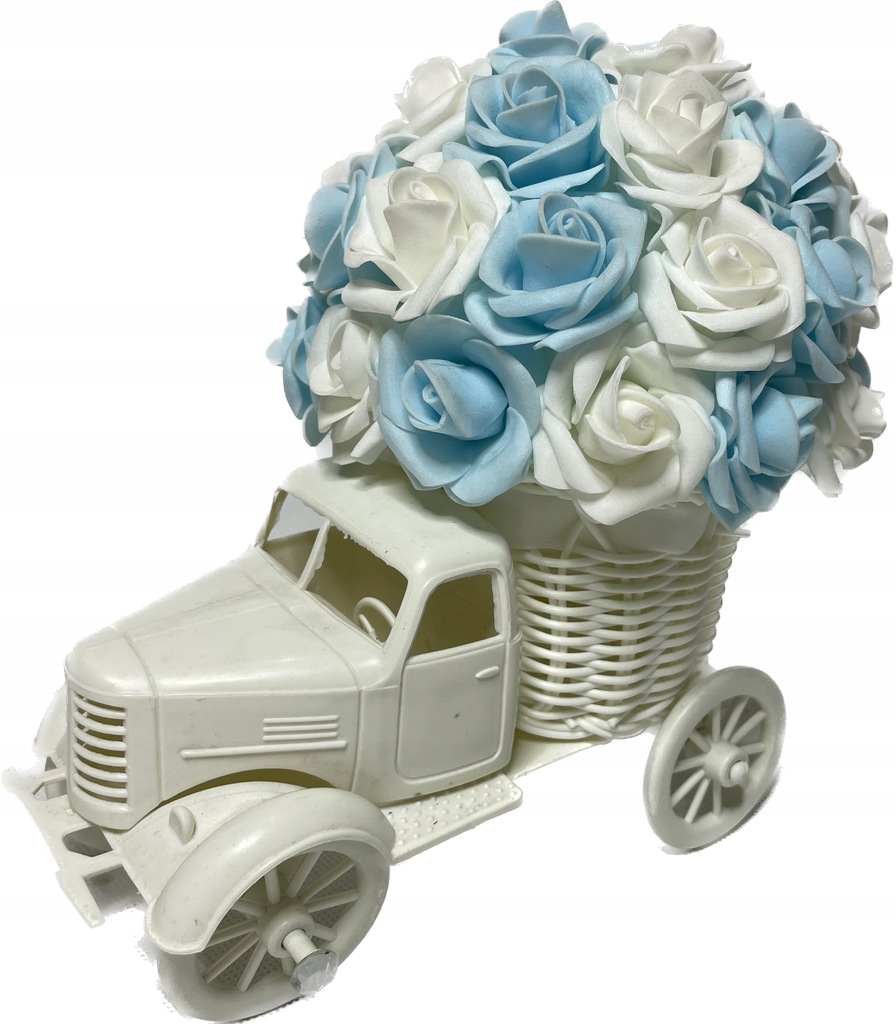Stroik Bukiet Auto Pamiątka Prezent Flowerbox