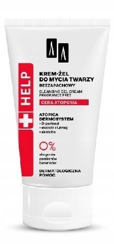 AA HELP Cera Atopowa Krem-żel do mycia twarzy 125m