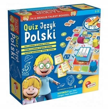 MAŁY GENIUSZ - QUIZ JĘZYK POLSKI, LISCIANI