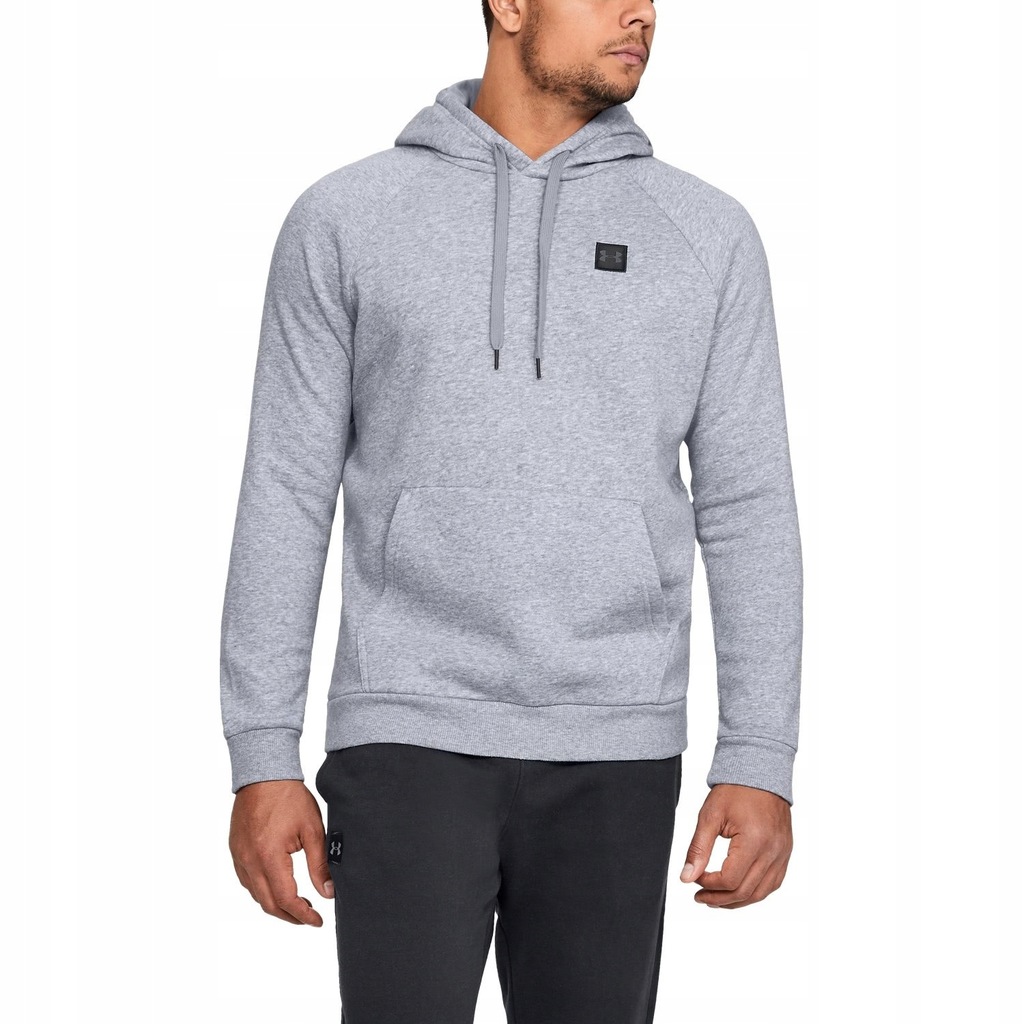 Under Armour Bluza z kapturem RIVAL Szara L