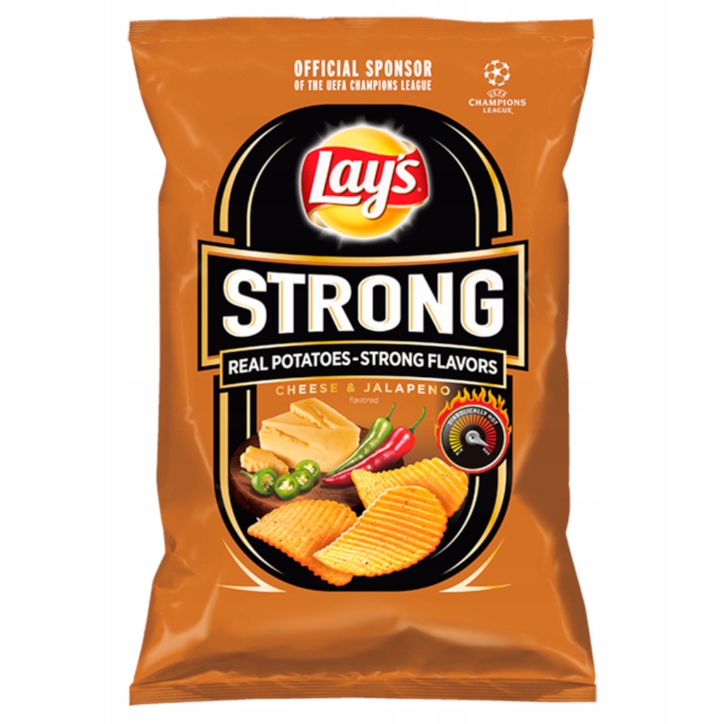 Lay's Lays Strong Cheese Jalapeno Chipsy 130g