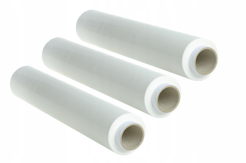 FOLIA STRETCH STRECZ 2,5KG TUBA 0,3KG BIAŁA 12SZT WYTRZYMAŁA DUŻO FOLII XL