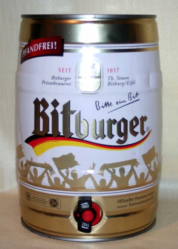 Piwo Beczka Bitburger 5 L Wyrob Kolekcjonerski 8929356402 Oficjalne Archiwum Allegro