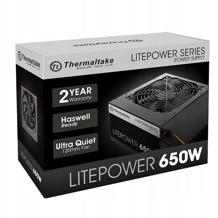 Thermaltake Litepower 650W , pudełko BOX