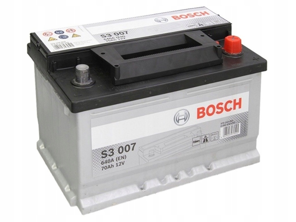 Купить АККУМУЛЯТОР BOSCH S3 007 12В 70Ач 640А P+: отзывы, фото, характеристики в интерне-магазине Aredi.ru