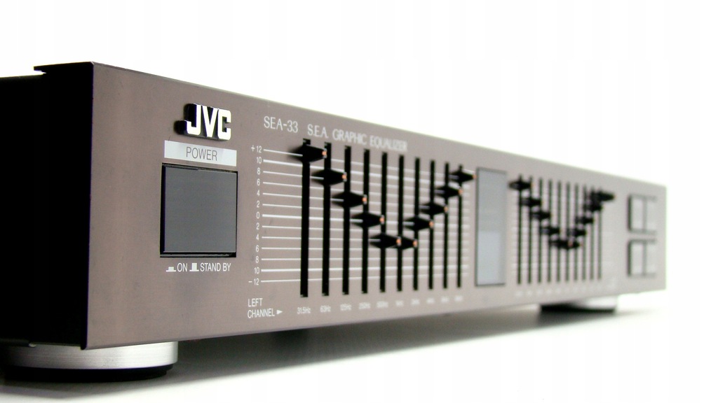 JVC ZDR-035 × 2 Korektor graficzny JVC SEA-33 - Japan - 2x10 pasm od 31,5Hz