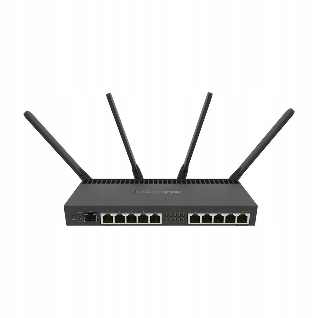 Router bezprzewodowy MikroTik hAP RB4011iGS+5HacQ2HnD-IN 10x 1GbE 1x SFP+ 1
