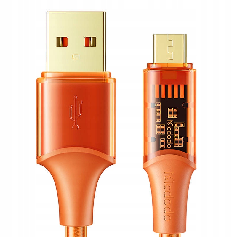 Kabel Mcdodo CA-2102 USB-A / microUSB, 3A, 1.8m (pomarańczowy)