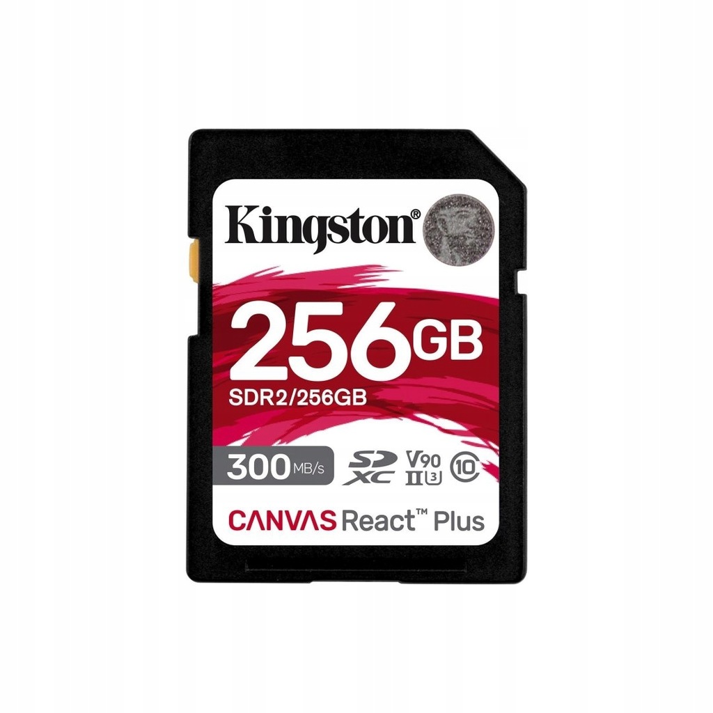 Karta pamięci Kingston SD Canvas React Plus 256GB