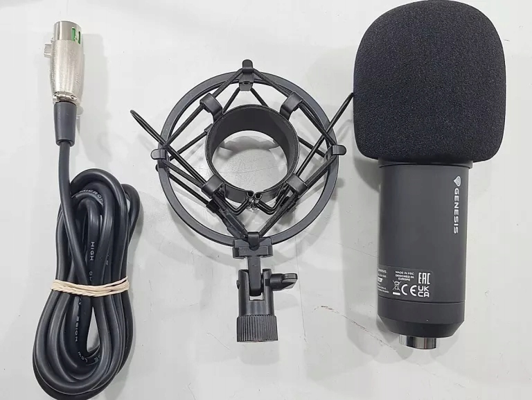 MIKROFON GENESIS NGM-1695 UCHWYT POP FILTER KABEL XLS
