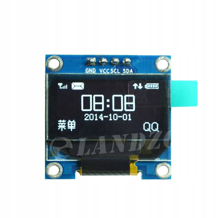 0,96 cal I2C OLED BIAŁY SSD1306 dla Arduino