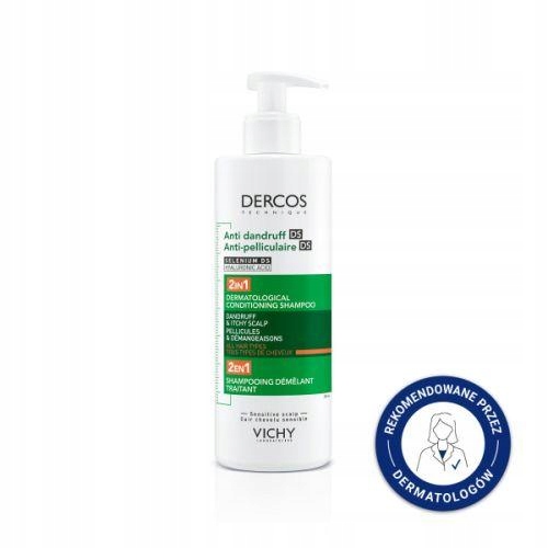 Szampon Vichy Dercos 2 w 1 Przeciwłupieżowy 390ml Skuteczna Formuła
