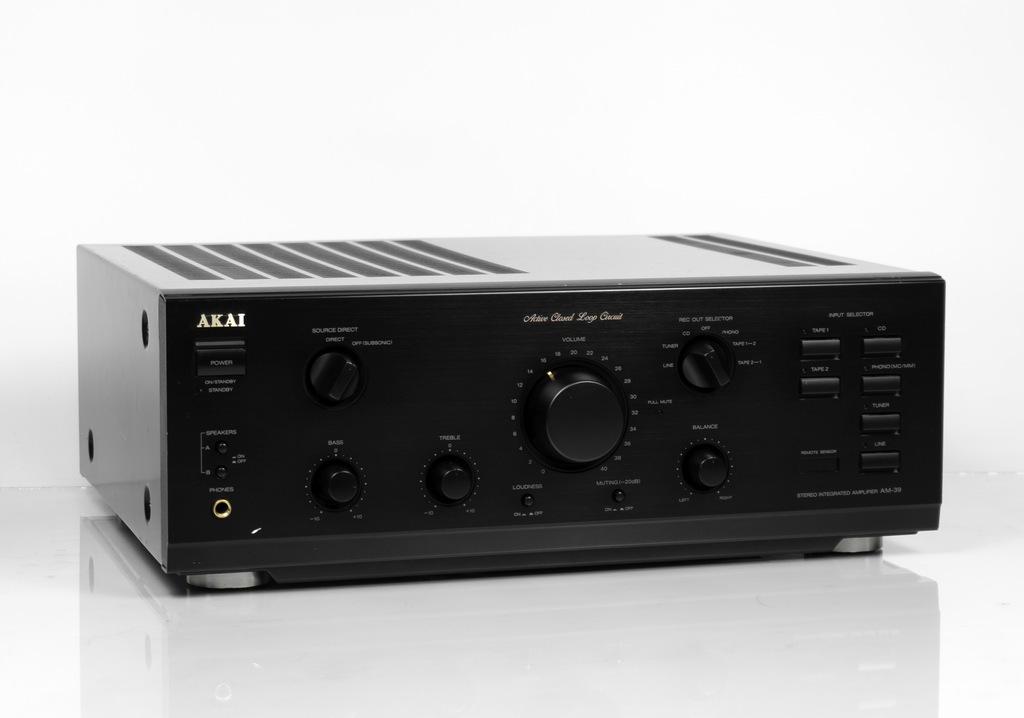 Купить Мощный усилитель AKAI AM-39 — 2x100 Вт при 4 Ом: отзывы, фото, характеристики в интерне-магазине Aredi.ru