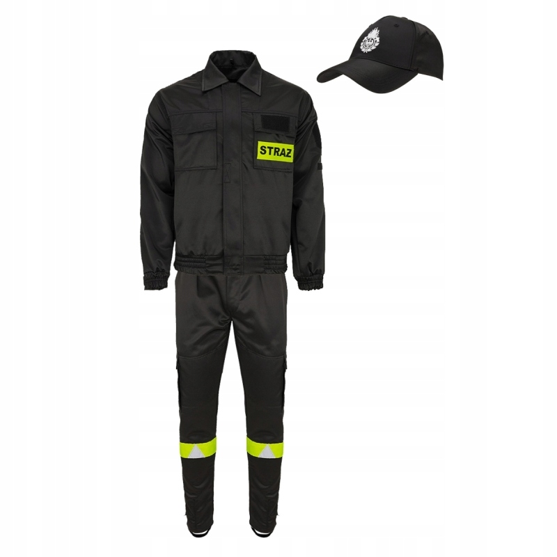 Ubranie koszarowe OSP BEAVER 3-częściowe / kolor czarny rozmiar A3